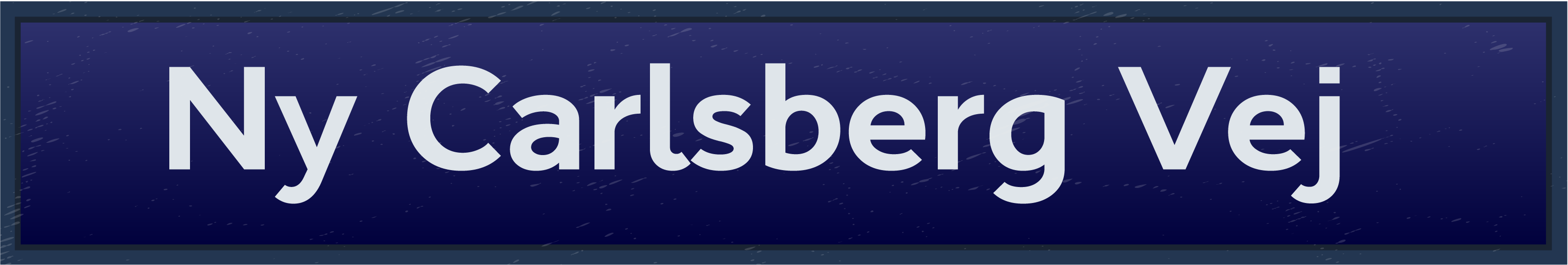 Gadeskilt københavn klistermærker med navn - TenStickers