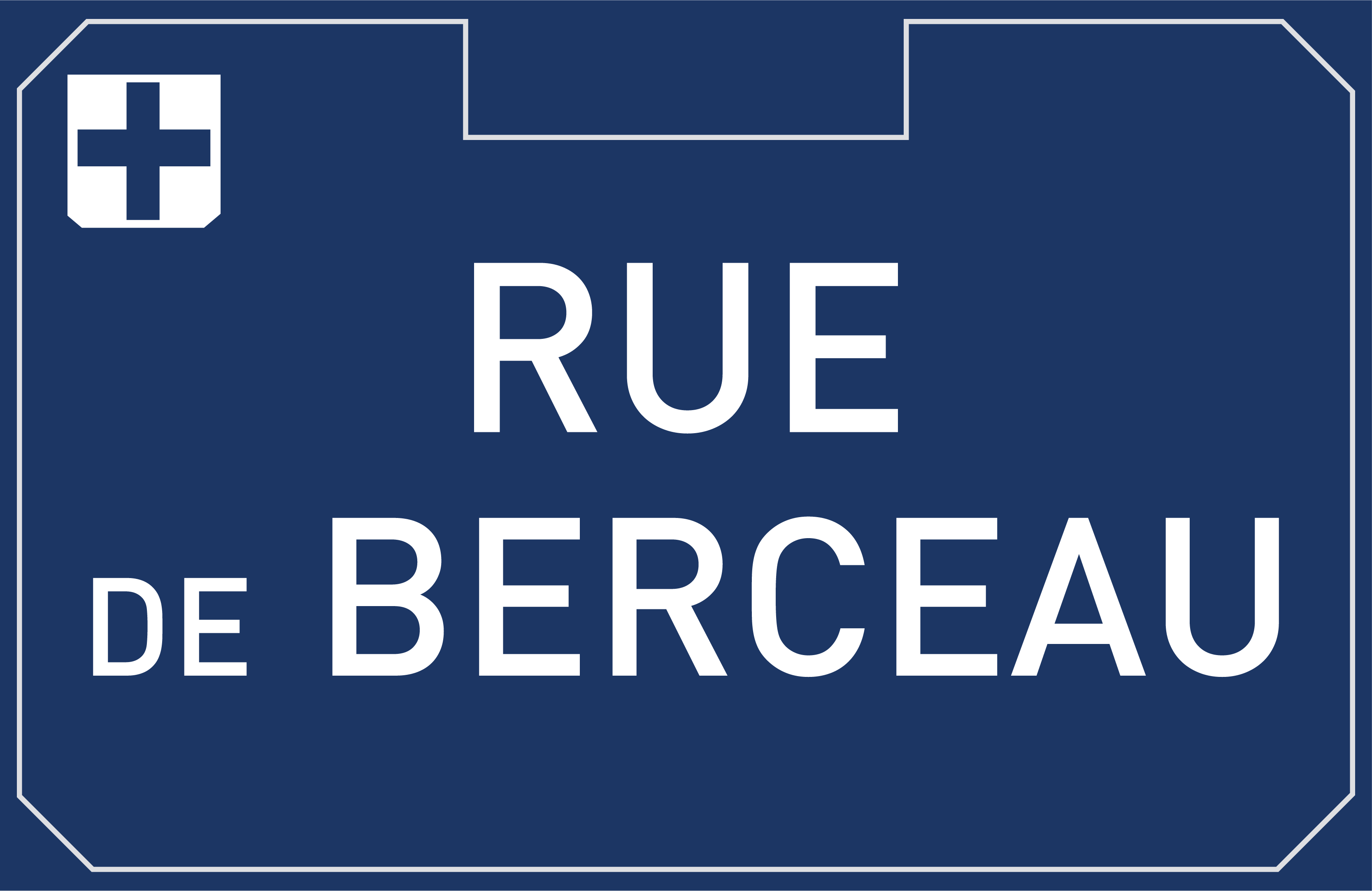 Sticker mural personnalisé plaque rue Marseille - TenStickers