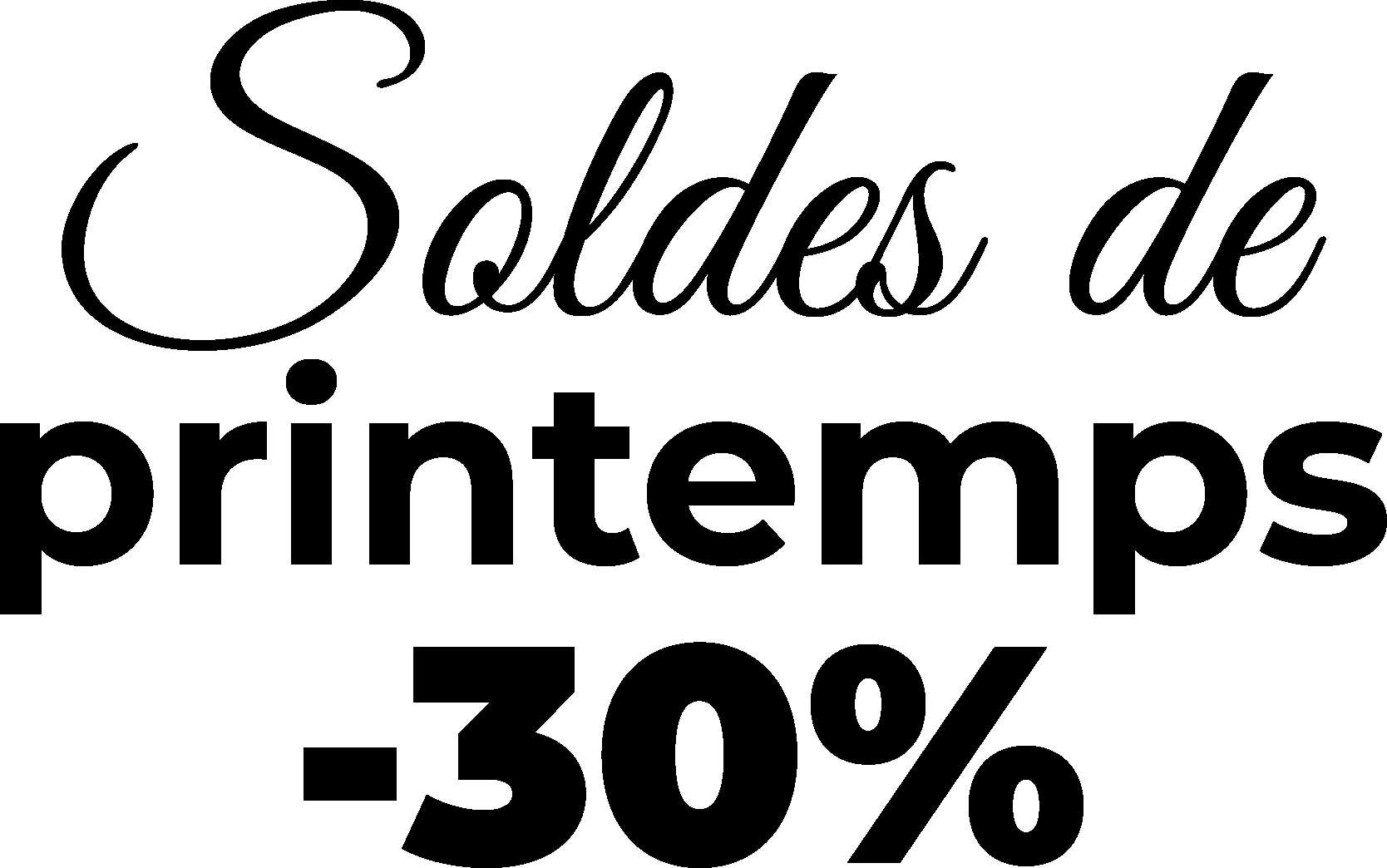 Sticker soldes soldes de printemps - TenStickers