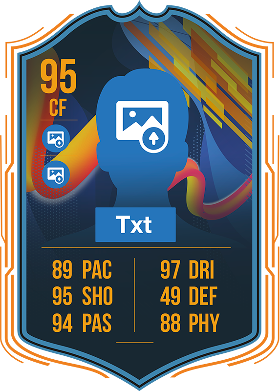 Adesivo murale calcio carta degli eroi - TenStickers