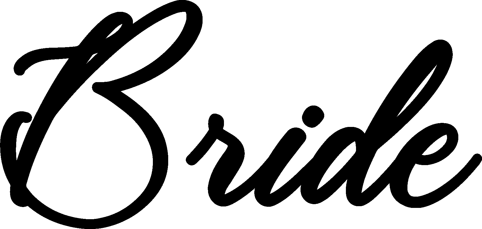 Sticker cintre de mariage personnalisé - TenStickers