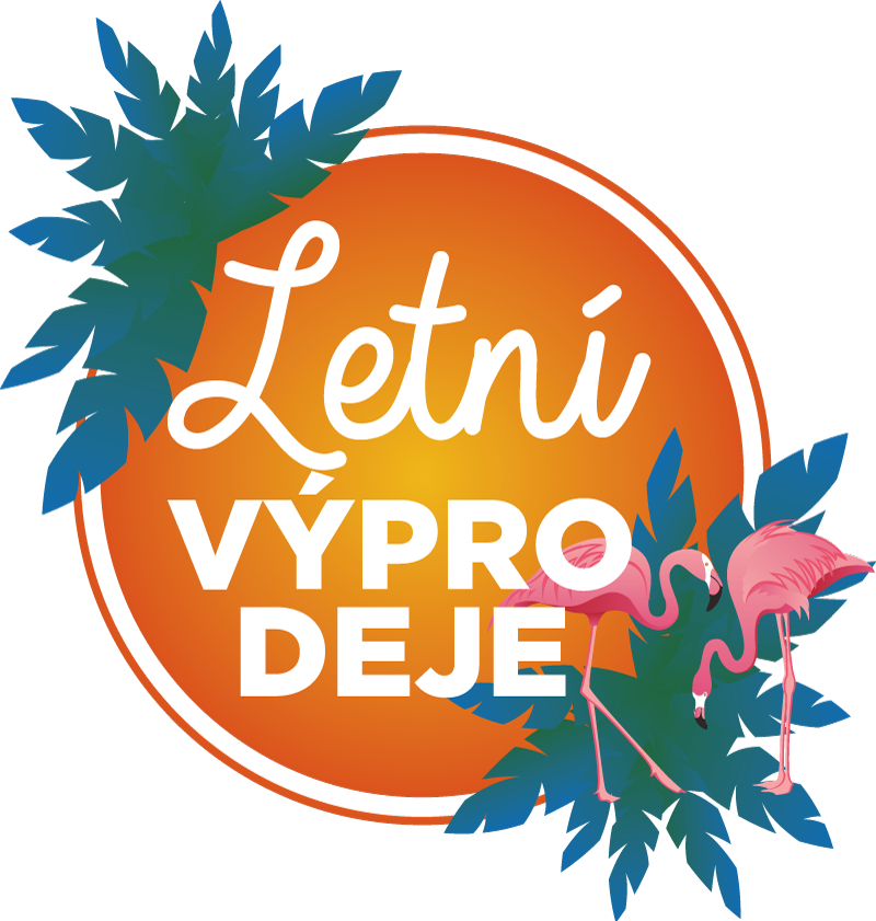 Výprodejová samolepka letní tropický výprodej - TenStickers