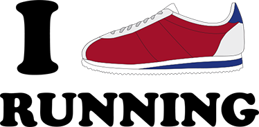 Wandtattoo I love running - TenStickers