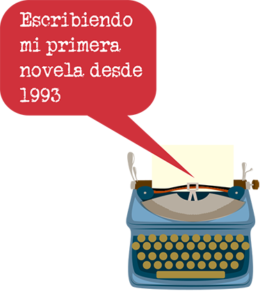 Adhesivo personalizable primera novela - TenVinilo