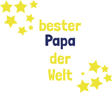 Wandtattoo Bester Papa Sterne - TenStickers