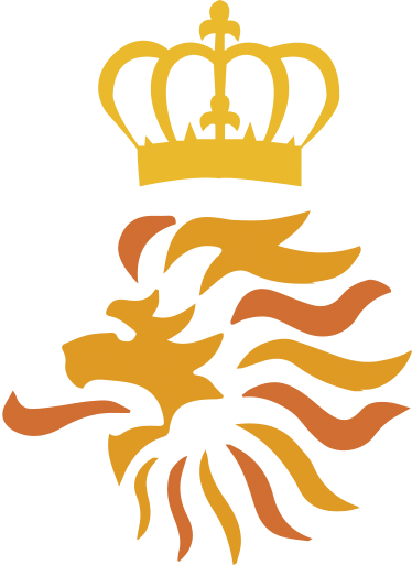 Muursticker Oranje Leeuwen Logo Tenstickers