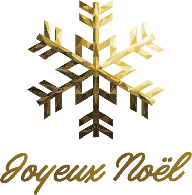 Sticker Joyeux Noel Flocon Tenstickers