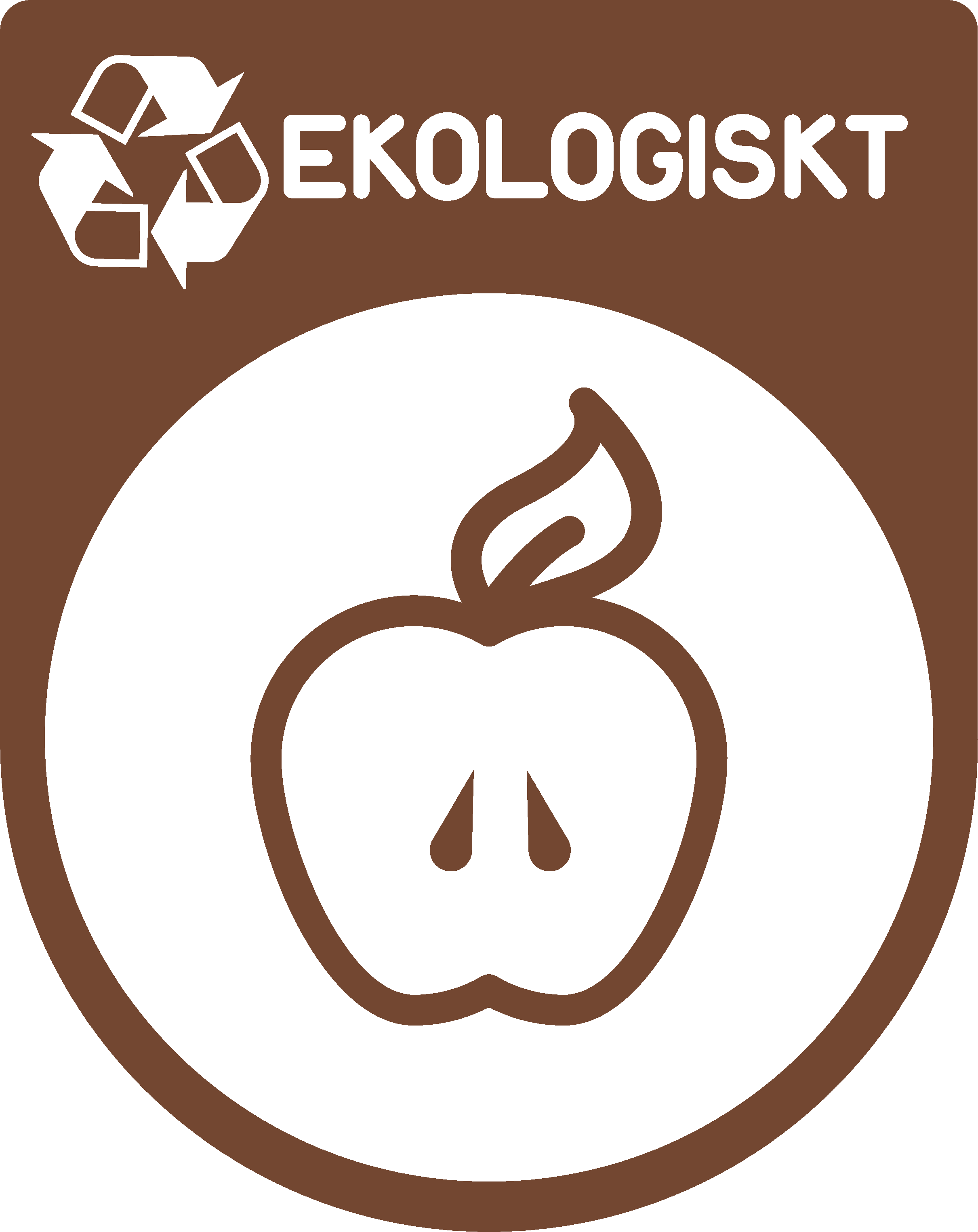 Ekologisk återvinning Väggklistermärken behållare - Tenstickers