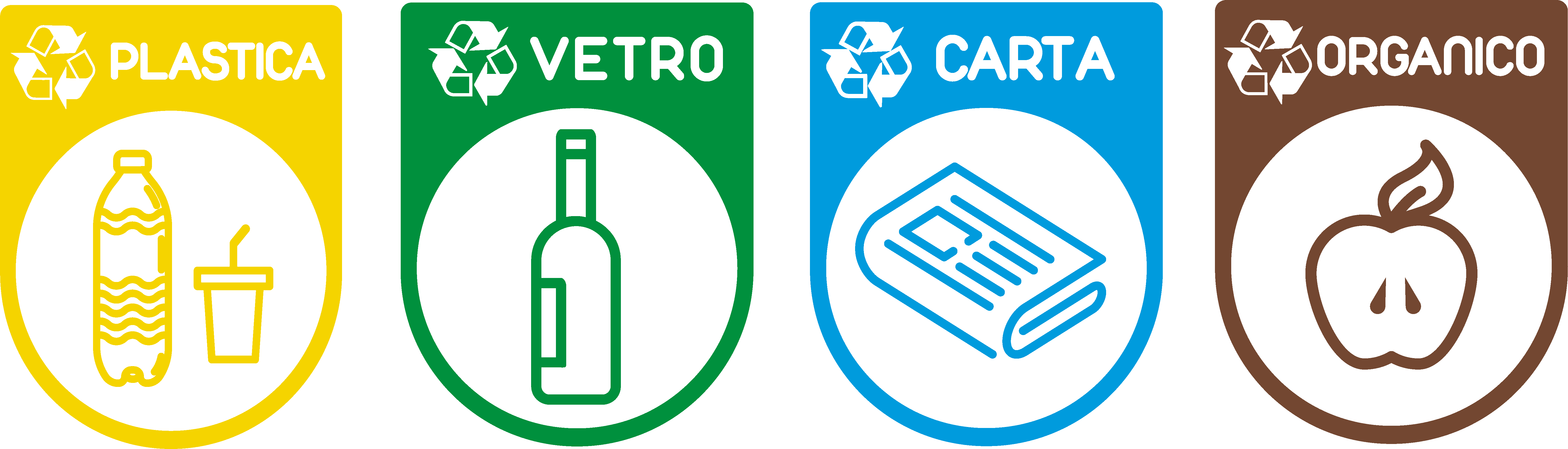 Adesivo contenitore pacchetto di riciclaggio - TenStickers