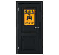 Gamers only aufkleber - TenStickers