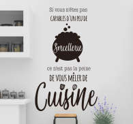 Sticker Maison Citation De Colette Sorcellerie Tenstickers