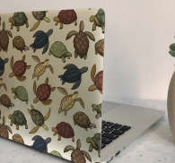 Variety of turtles laptop skin - TenStickers