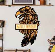 harley davidson original logo Motorcycle stickers - TenStickers