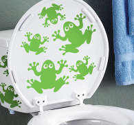 1art1 Frösche Rotaugen-Laubfrosch Aufkleber – 9x Produktbild-Vorschau 2