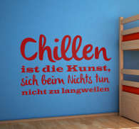 Wandtattoo Chillen TenStickers