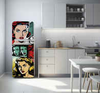 Oedim Comic Style Matt Vinyl Fridge Sticker 185cm X Produktbild-Vorschau 8