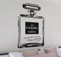Channel nummer 5 parfum sticker - TenStickers