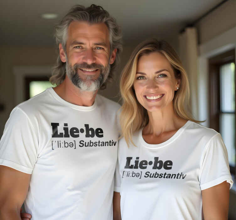 Pärchen T Shirts Liebe - TenStickers
