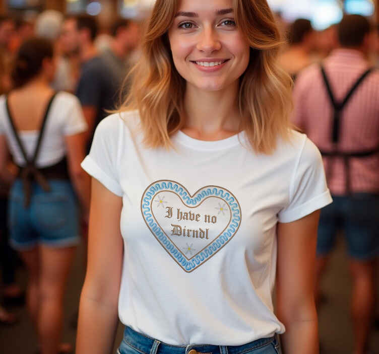 Original T Shirt damen bayrisches volksfest - TenStickers