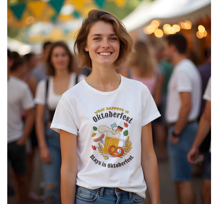 Original T Shirt bier & wurst - TenStickers