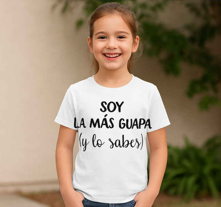 Camiseta la más hermosa - TenVinilo