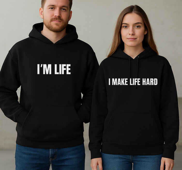 Matching t shirt i make life tough - TenStickers