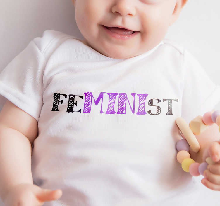 Feminist for baby's kids TenStickers