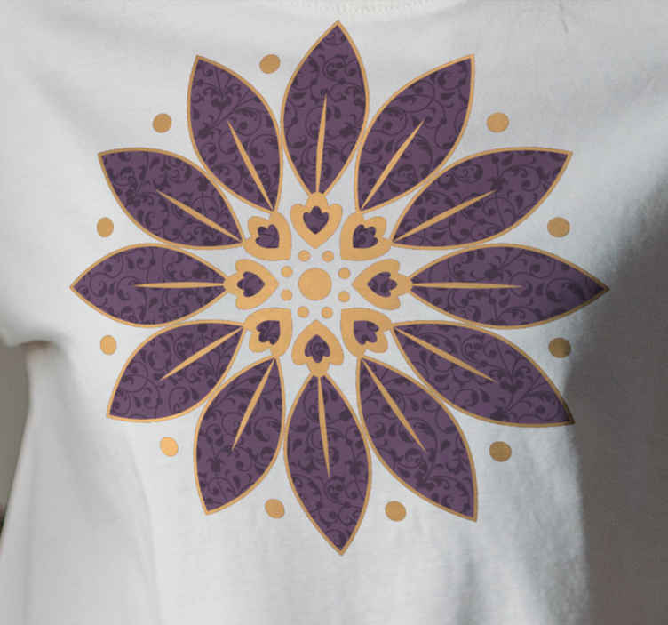 T-shirt femme Feuilles ornementales