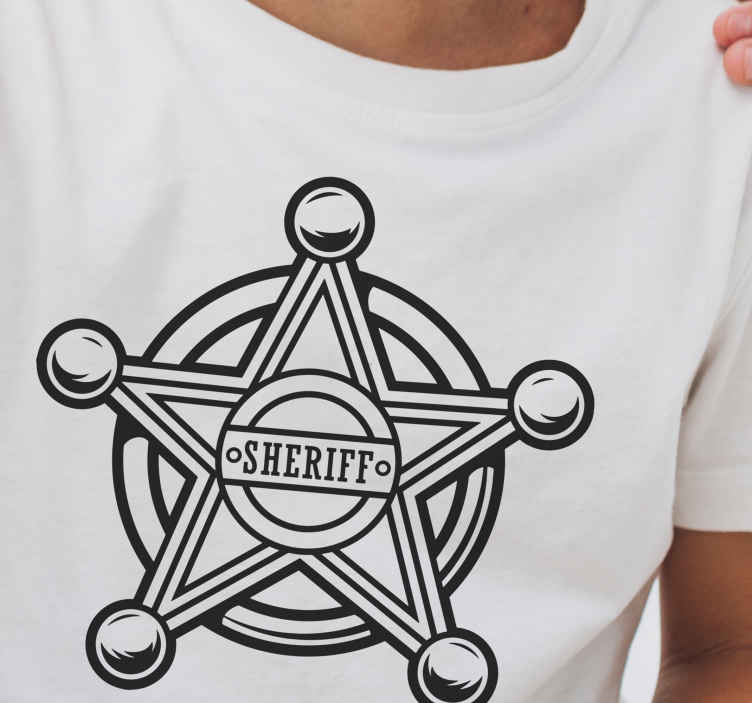 T-shirt Etoile de shérif