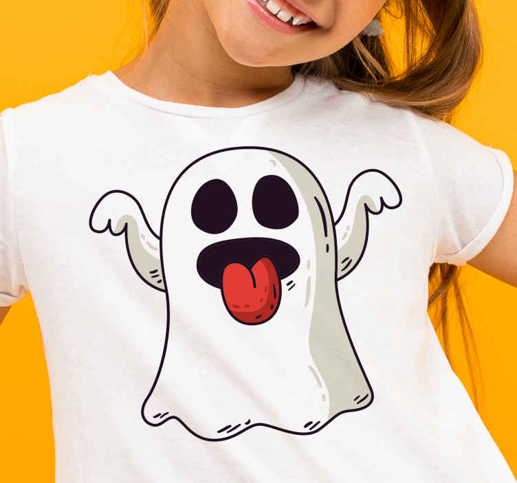 T-shirt bambino fantasma boo halloween