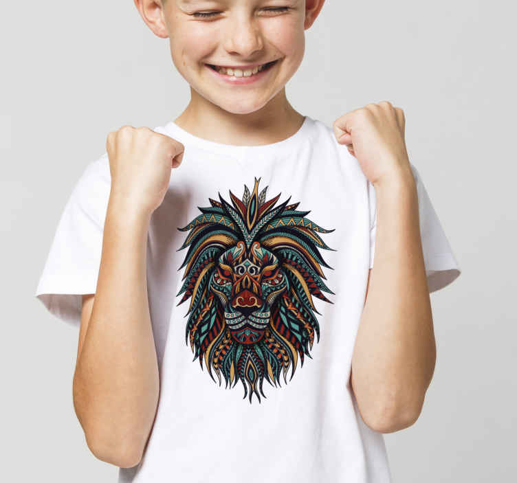 lion t shirt kids
