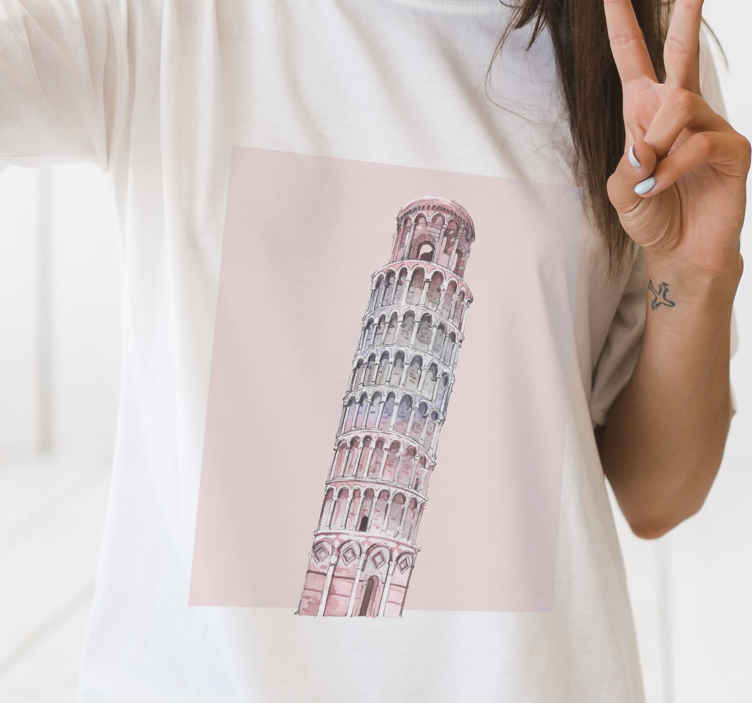 T-shirt torre pisana