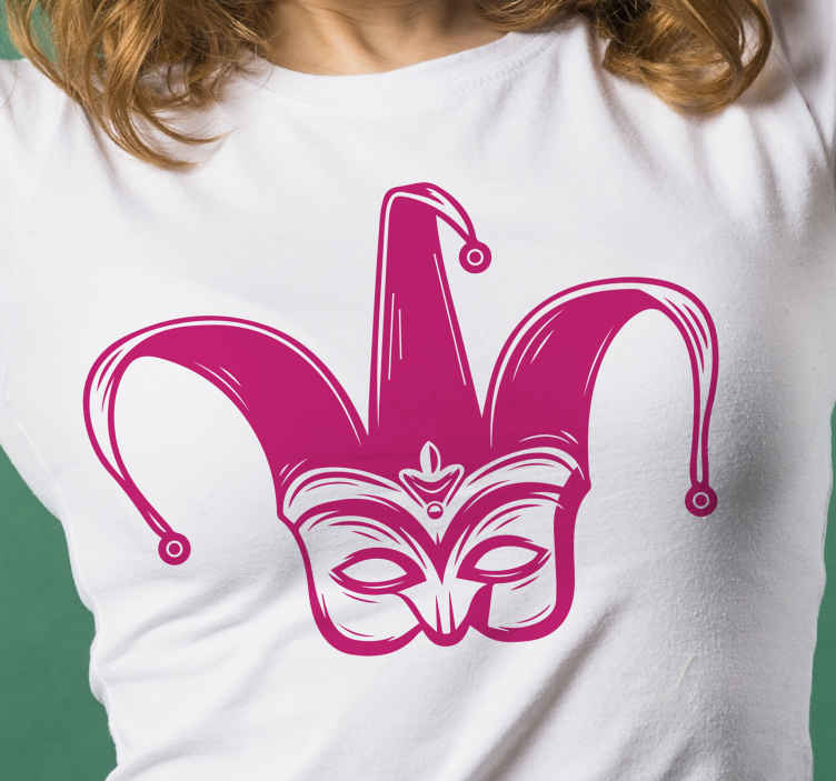 Maglietta maschera pulcinella