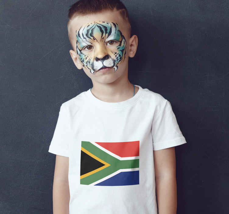 South Africa Flag Kids t-shirt - TenStickers