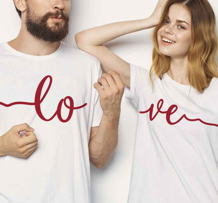 T-shirt Personnalisable I Love - Cadeau unique pour tous les amoureux