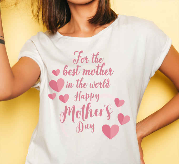 Mother's day t-shirt with loving message - TenStickers