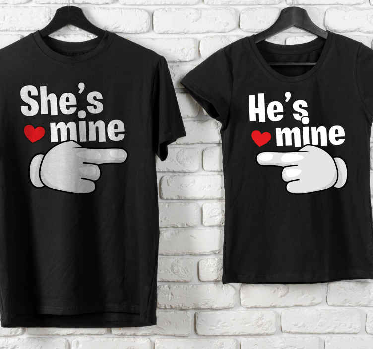 She mine matching for couples - TenStickers