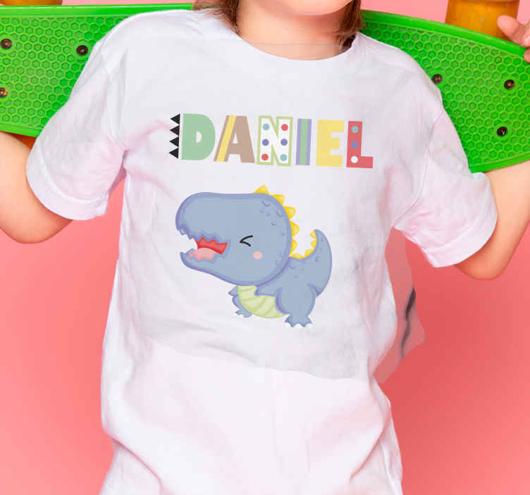 comunicación Empírico Situación Camiseta Niños Dinosaurio Con Nombre Personalizado | carlosluzardo.com.br