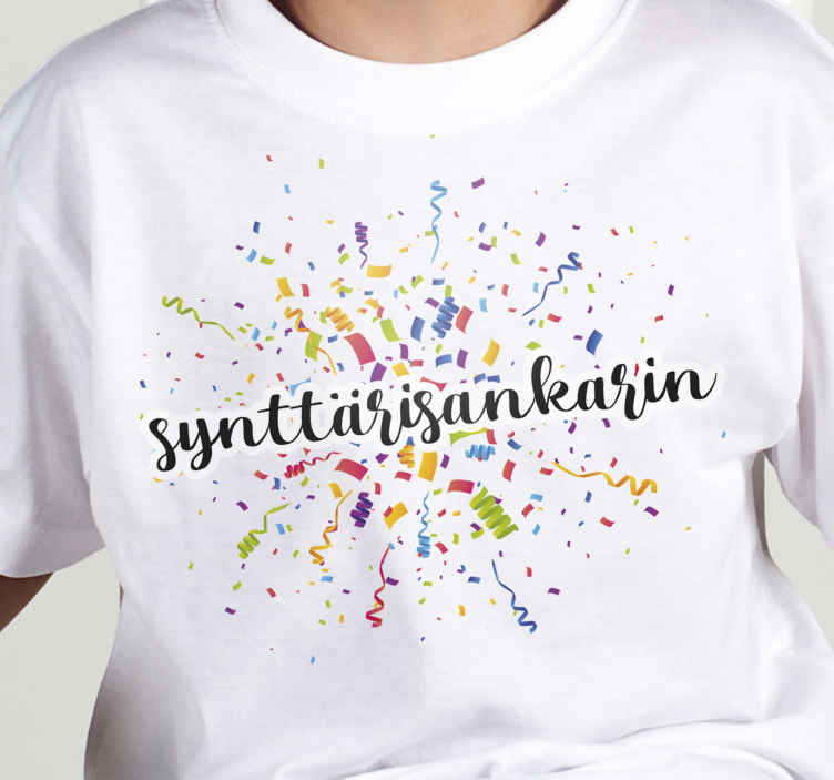 Syntymäpäivän äiti äiti tytär tpaita - Tenstickers