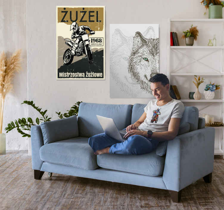 Koszulka żużlowiec - TenStickers