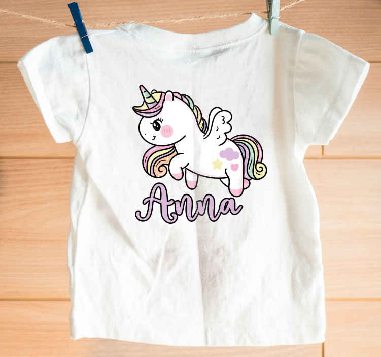 Camiseta niños Unicornio mágico dibujos animados - TenVinilo