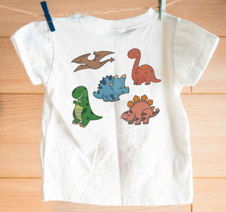 Camiseta niños Camiseta dinosaurios bebé - TenVinilo