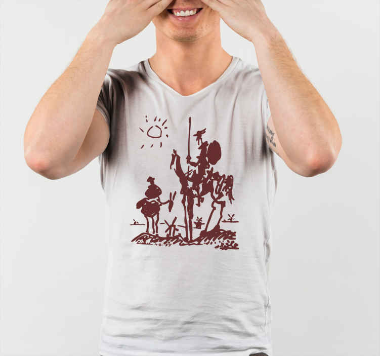 Camiseta quijote picasso