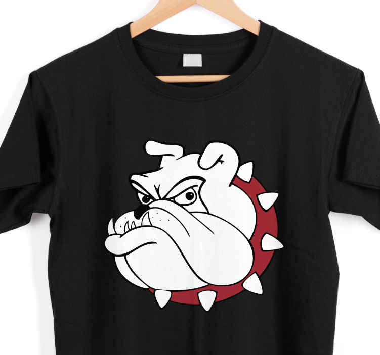 T-shirt de desenho animado bulldog - TenStickers