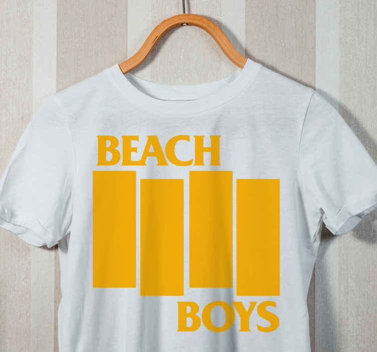 beach boys black flag shirt