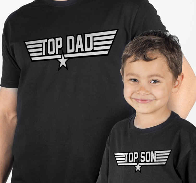 Camisetas para e Camiseta top papá e hijo - TenVinilo