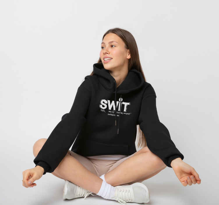 Sudadera SWIT Torneo Negra - TenVinilo