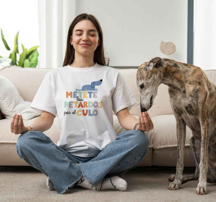 Camiseta métete los petardos por el culo - TenVinilo