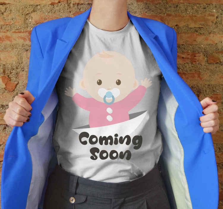 BABY Coming soon Maternity T-Shirt