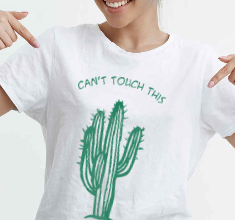 Cute Succulant Unisex Kids Clothing. Can't Touch This Kids Tee